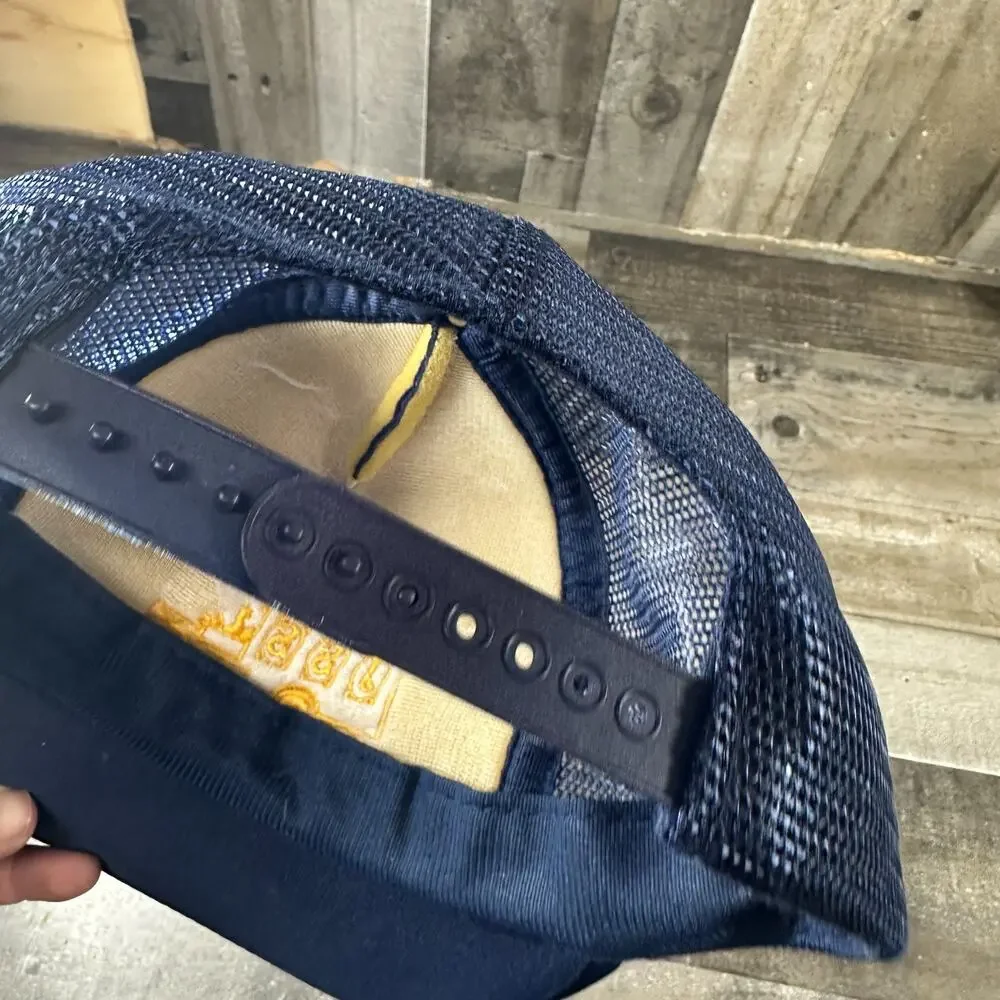 John's Salt Service‎ JSS Employee Worker Mesh Trucker Hat Scrambled Eggs